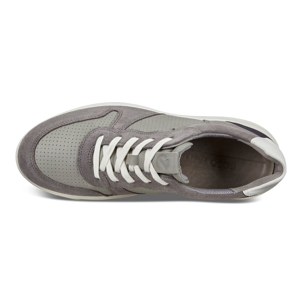 Mens Sneakers - ECCO Soft 7 Runner Perforateds - Dark Grey - 4360CIGAY